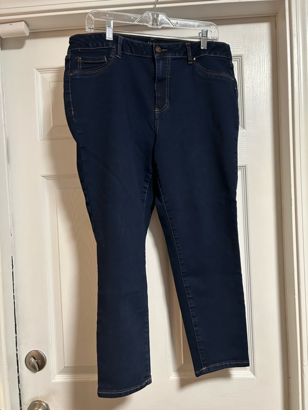 D. Jeans Women's Dark Navy Stretch Jeans - Classic Slim Fit